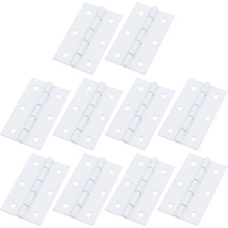 Charnières de boîte blanches 2,36\