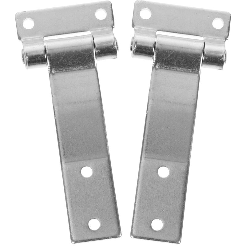 Charnières de porte d'armoire à fermeture automatique renforcées, 2 pièces, charnières extérieures lourdes en acier inoxydable, longues