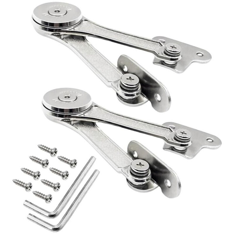 Charnières de support 2 pièces, hauteur réglable, pour portes de meubles, OUYLAF