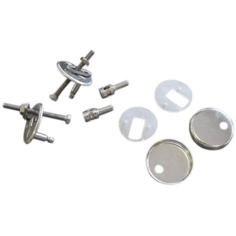 Charnières déclic Inox fixations "par dessus"