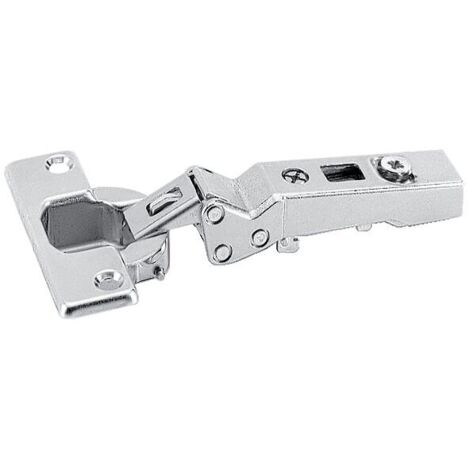Charnières invisibles 125° - Intermat 9944 W30 - boîtier à visser - entraxe 52 mm - coudure 12 mm - HETTICH