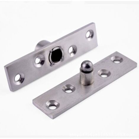 Charnières Pivot Porte à Rotation Cachée de 360 Degrés 4 PCS Pivot Hinge for Door Charnière de Porte Supérieure Inférieure en Bois à Charnière en Aci