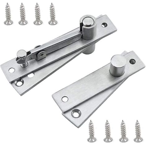 Charnières pivotantes, charnières de porte pivotantes, charnières de porte pivotantes dissimulées (argent)