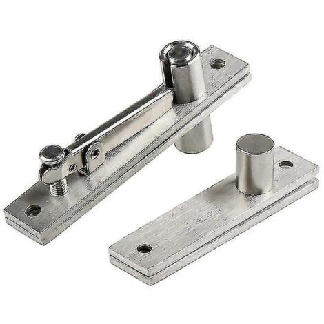 Charnières pivotantes en acier inoxydable pour portes en bois, robustes, axe à 360°
