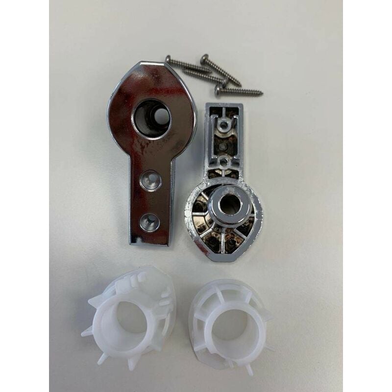 Pochette charnières de paroi de douche Novellini Jolly R04AUR Chromé - Chromé