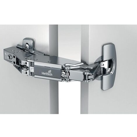 Charnières Sensys non amorties - 165° - montage rapide fix - entraxe 45 - coudure 0 (B12,5) - HETTICH