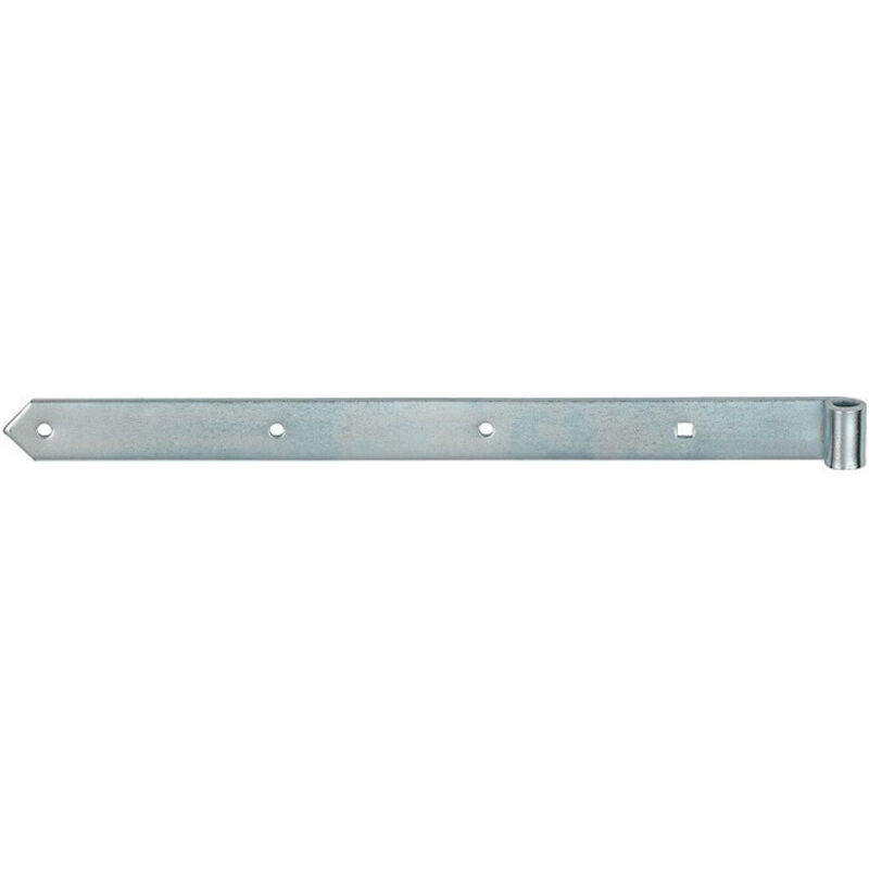 Charnière de magasin largeur 37 mm longueur 400 mm épaisseur 5 mm acier galvanisé bleu semi-lourd Vormann