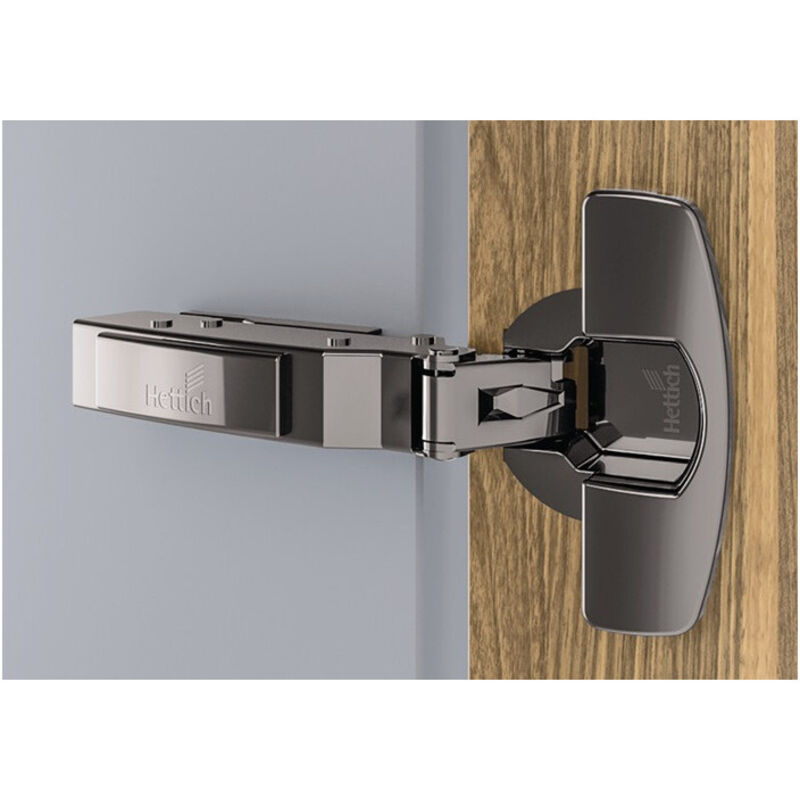 Hettich - Charnière 110 degrés Sensys 8645i 3mm semi-overlay pour adresse noir (Par 50)