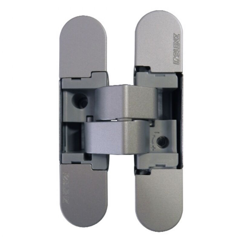 Krona Koblenz - Charnière invisible 3D réversible 5 pivots, finition satinée