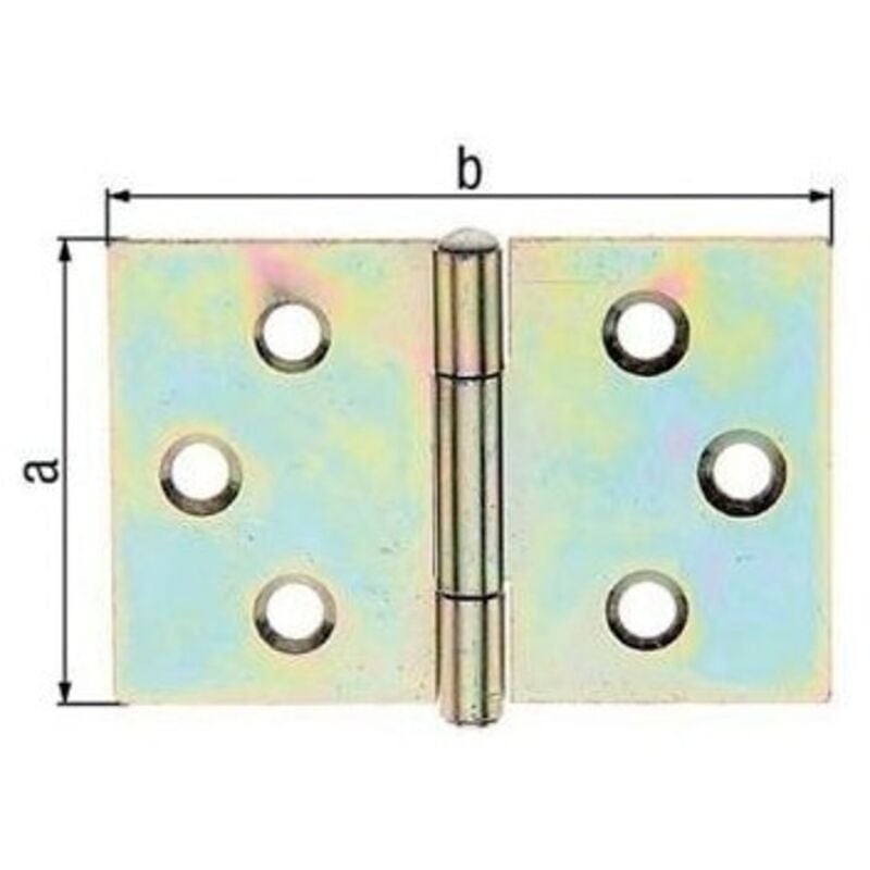 FP - Charnière roulée, large,40 mm (Par 20)