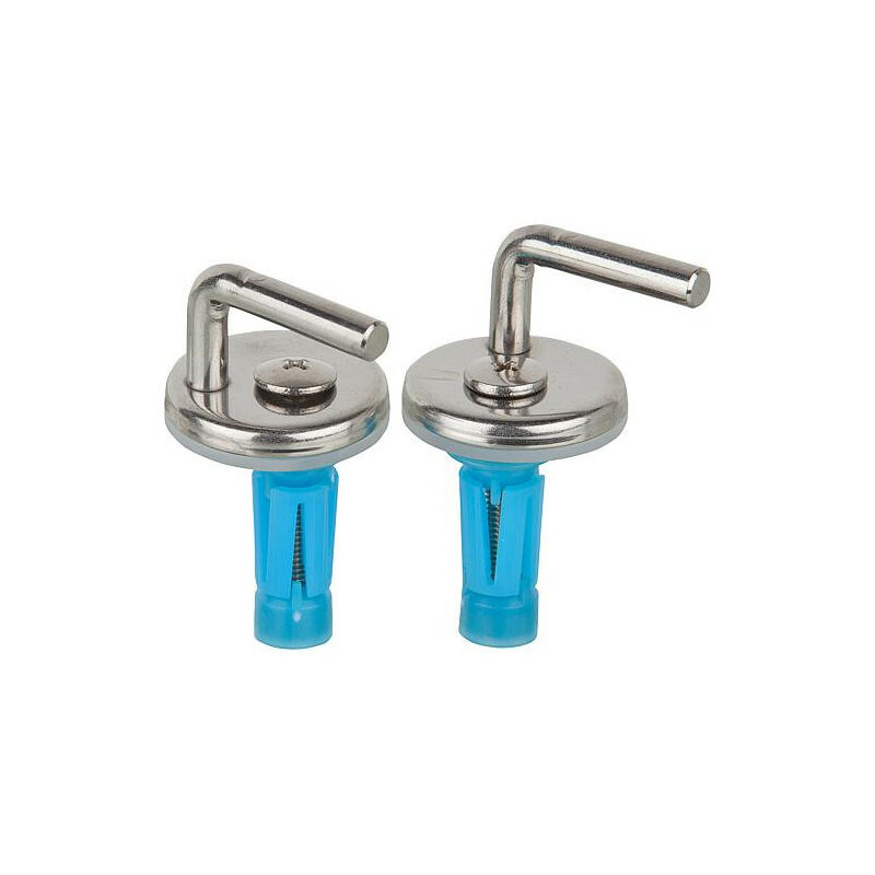 Hamberger Sanitary - Charnière wc Haro D1702H inox - crochet à expansion bvo réglage 2 points