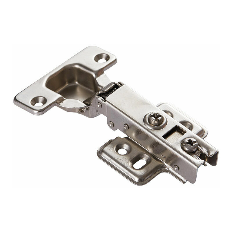 GTA - Soft Fermer Porte armoire Charnières 8 pcs 110 degrés Acier Cuisine Armoire Armoire Armoire Charnière de la porte Slow Shut Clip-On Slight