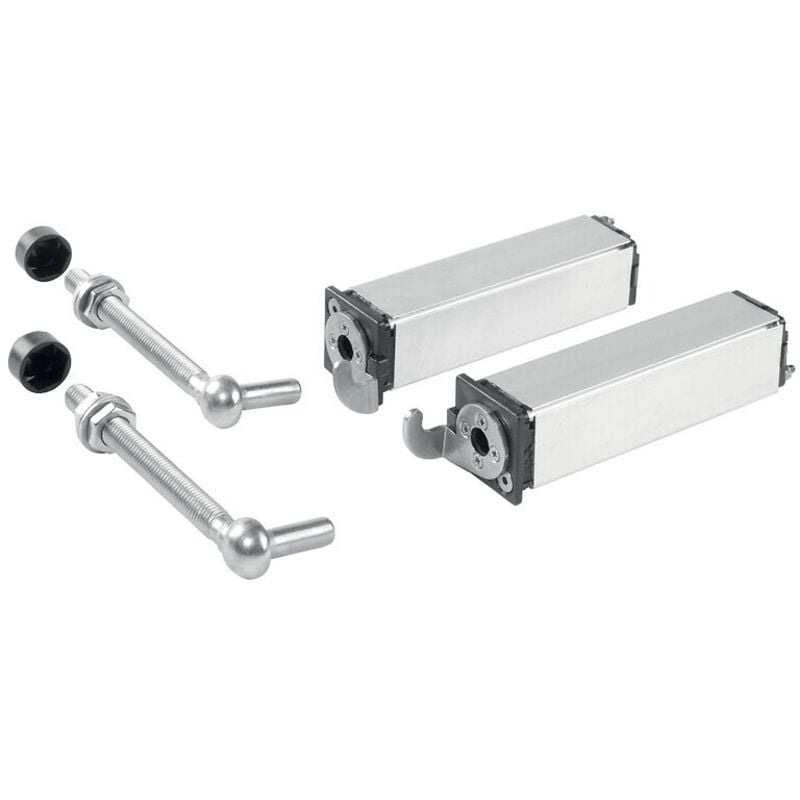 Charnières à ressort de portillon de piscine pour tube de 40 mm, vantail de 1100 mm/75 kg B2 Locinox
