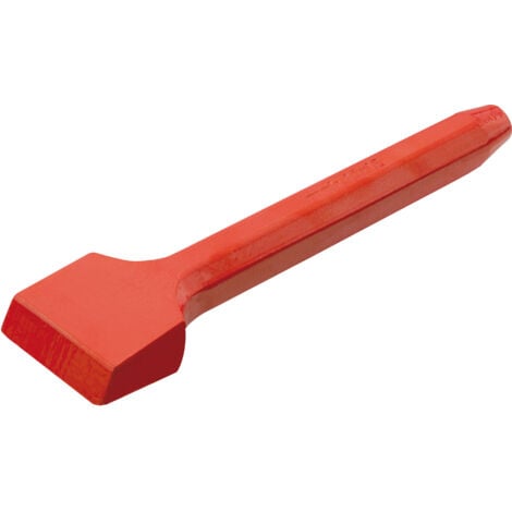 MONDELIN CHASSE À PIERRE – Longueur 20,5 cm – Tête 4,5 cm – Acier très résistant – Outil pour dégager un plan franc dans la pierre avec précision