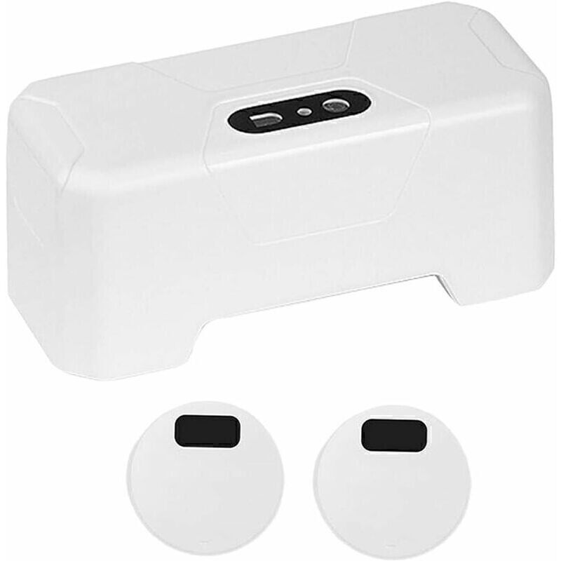 Missdong - Chasse d'eau automatique d'automatisation d'induction de chasse d'eau de toilette sans contact pour des restaurants, 2 Lanceur,