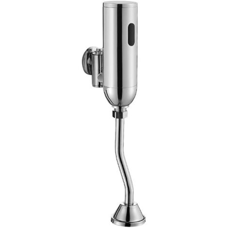 Chasse d'eau d'urinoir, Valve de chasse d'eau d'urinoir automatique à capteur de pression Toilette infrarouge 1/2 pouce Rinçage d'urinoir 0.05Mpa-0.6Mpa pour urinoir Toilette de salle de bain (Batteri