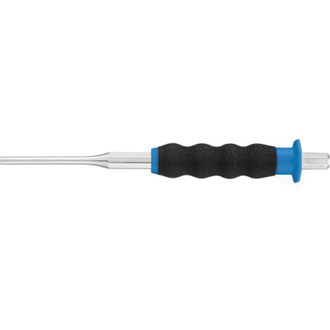 Chasse-goupille a ressort avec protege-main de 2 mm