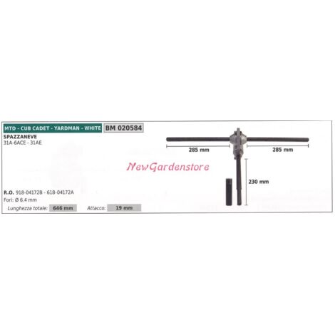 Chasse-neige MTD à traction automotrice 31A 6ACE 31AE 020584