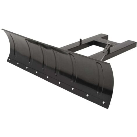 Chasse-neige pour chariot élévateur 150 x 38 cm Noir