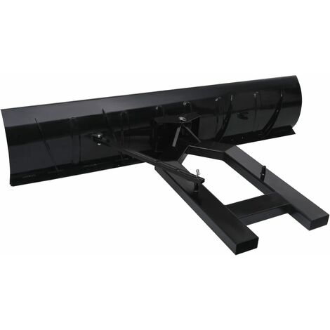 Chasse-neige pour chariot élévateur 200x48 cm Noir