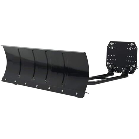 Chasse-neige pour VTT 120 x 38 cm Noir vidaXL - N/A