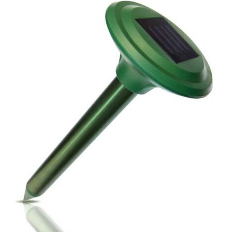 Chasse Taupe Solaire Anti nuisibles oiseaux, chats, Intelligent et Resistant - Sons et Vibrations