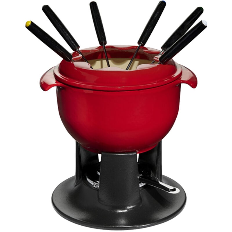 Service à fondue Tulipe rouge 21 cm - Chasseur