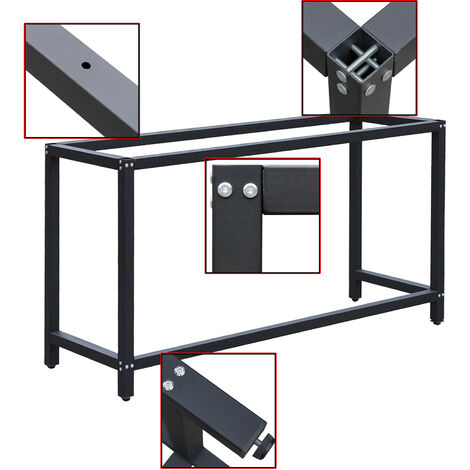 main image of "Châssis fixe établi B50xL150xH80cm Armature établi Table travail Atelier Support"
