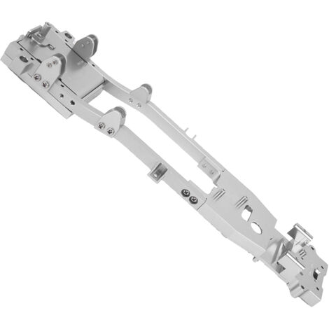 Châssis Métallique Argenté pour WPL D12, Pièce de Rechange et Amélioration pour Voiture RC 1/10