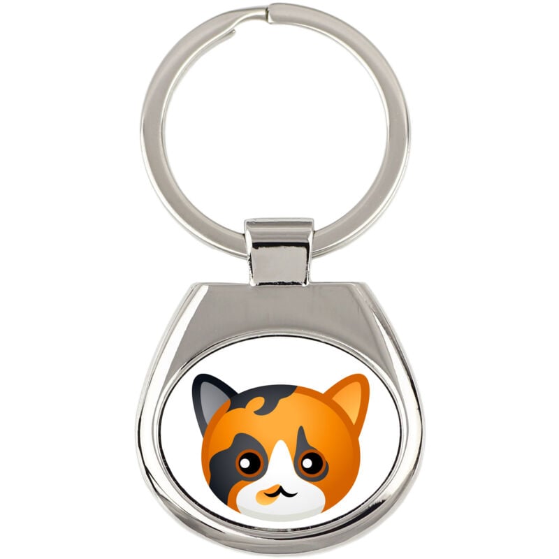 Chat Calico - Porte-clés par Art-Dog