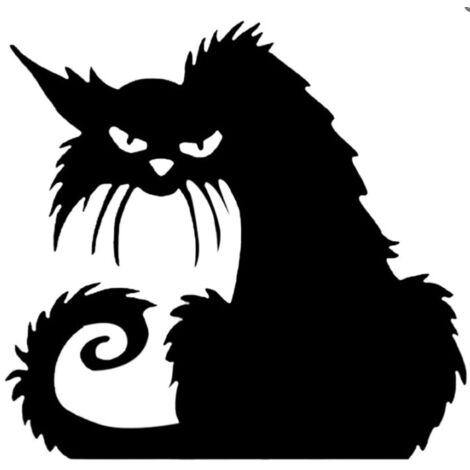 Chat en colère décoratif fer silhouette ornement jardin intérieur extérieur décoration
