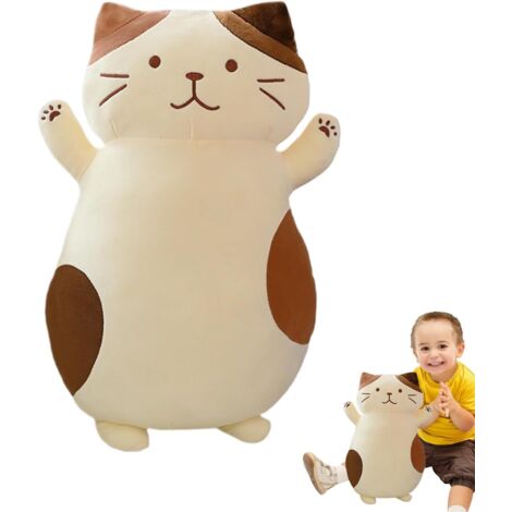 Chat en Peluche - Jouet Doux Réconfortant - Animale Cartoon - pour Chambre