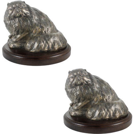 Chat persan - statuette, figurine de bureau, trophée pour exposition féline par Art-Dog