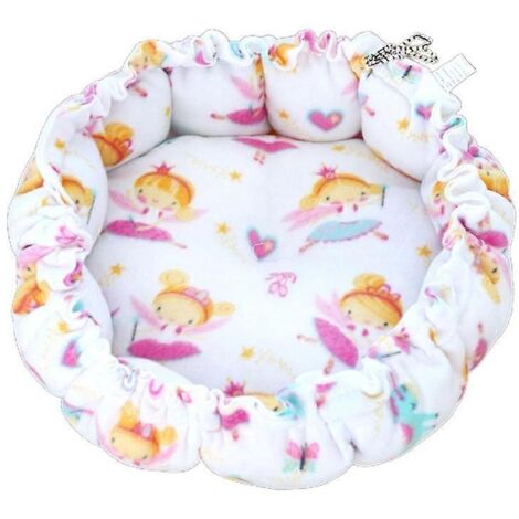 Chat rond pour chat, panier chien avec cordon de serrage, coussin douillet hiver chaud, taille M 22cm, lit pour chat ou petit chien.