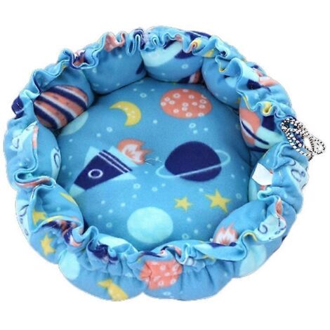 Chat rond pour chat, tapis à cordon de serrage, niche pour chiot, coussin chauffant d'hiver, taille L-13.