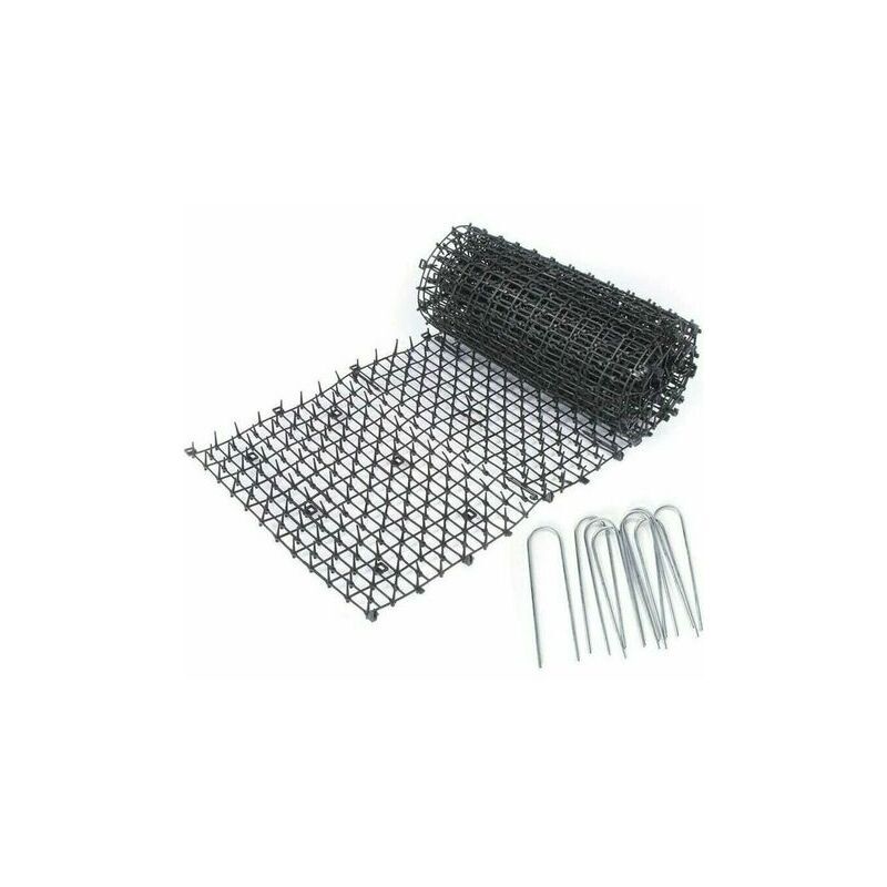 Chat Scat Mat Canapé Meubles Protection Anti-Chat Avec Pointes Chien Cat Scat Spike Mat Repellent Cat Mat Tapis 4M Noir