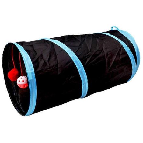 Chat tunnel pour chat, tube de jeu interactif, jouet anti-ennui pour chaton et chat, entraînement ludique, tunnel pliable pour animaux de compagnie.