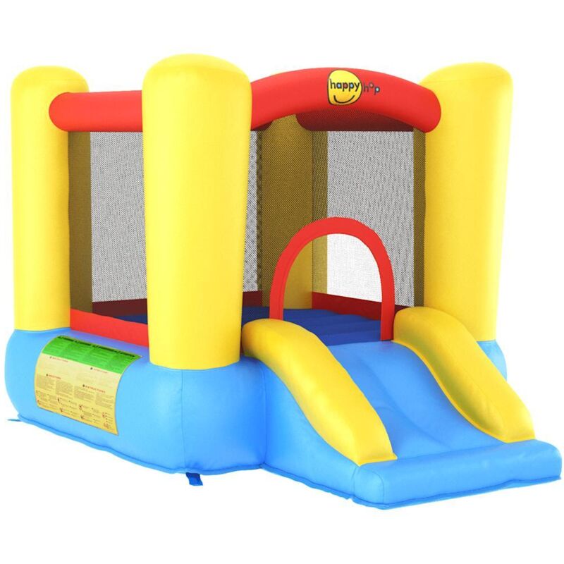 Happy Hop - Château gonflable avec toboggan 155x215x140 cm