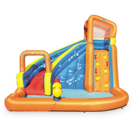 Château gonflable – Villandry - toboggan à eau gonflable. aire de jeu pour enfants. 3.65 x 3.2 x 2.7 m