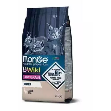 Chaton oie sauvage Monge BWild Cat 1,5 kg