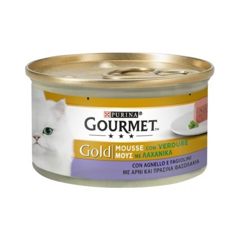Purina - Gourmet Gold Mousse avec Agneau et Haricots 85 grammes