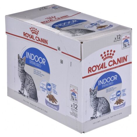 Chats striliss en intrieur de Canin Royal Canin, Snacks de gele, Box 12 x 85 gr