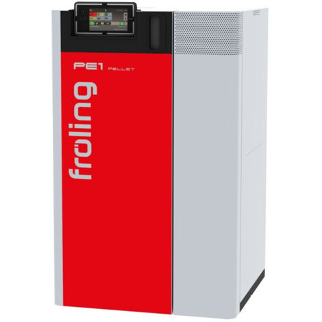 Chaudière à pellets PE1 20 kW – 7" Touch Display – Énergie A+ – Évacuation des fumées 130 mm – 14204C – Fröling