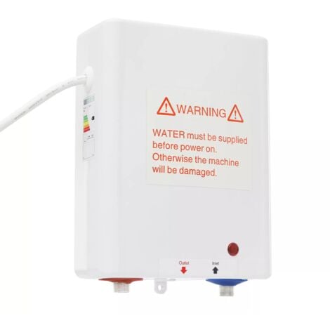 Chaudière de chauffe-eau instantané 220 V, chauffe-eau électrique sans réservoir pour le lavage de lévier, fixé au mur