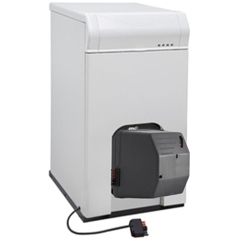 Sannover - Chaudière Fioul Fonte Cheminée BioFioul Sun 40 kW Avec Brûleur