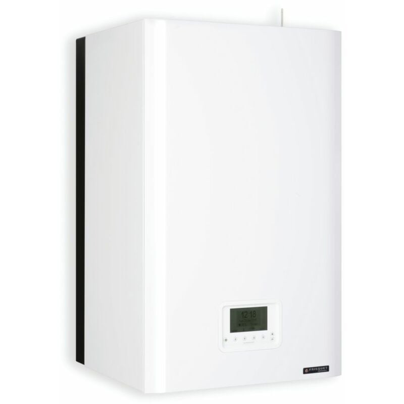 Frisquet - chaudlere murale vmc gaz basse temperature mixte instantanee hydromotrix evolution visio 25 kw classe energetique b/b ref. b4aa25030