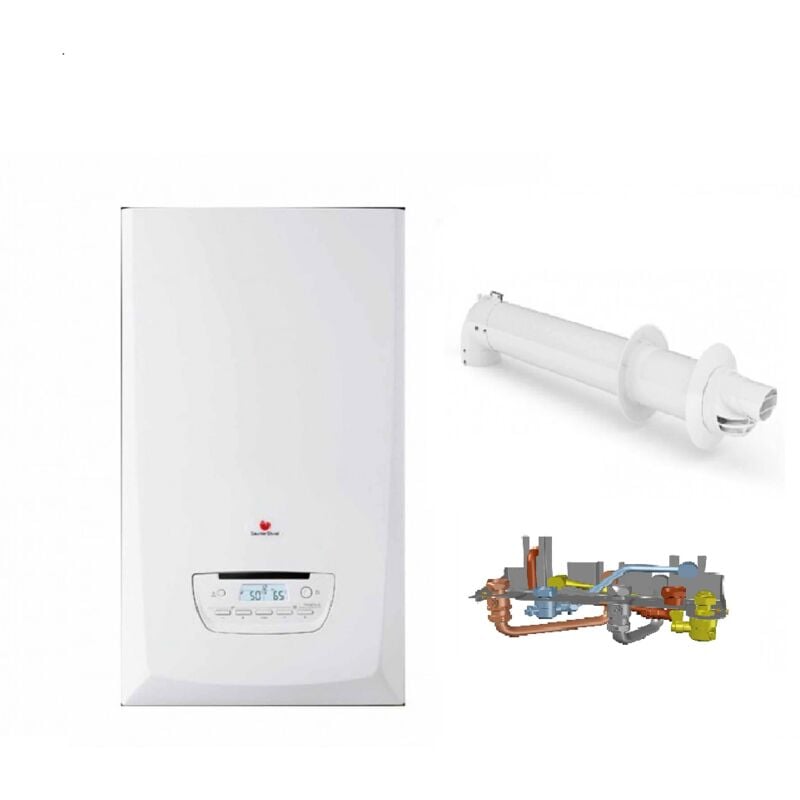 Saunier Duval - Chaudière à condensation themafast condens F30 complète gaz naturel