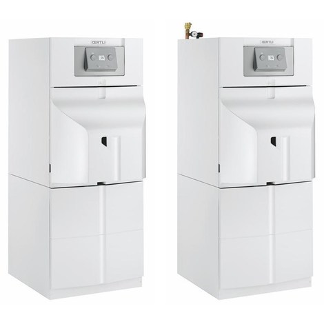 Chaudière sol fioul à condensation OEcOil-2 Condens avec eau chaude sanitaire cheminée ou ventouse - FVCX-2 24P/EL 110SL équipée - Puissance 24 kW - 1 circuit direct - Version cheminée