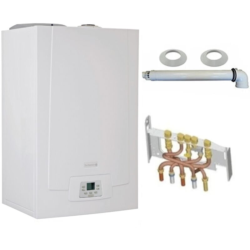 De Dietrich - Chaudière Gaz Condensation mpx bic 33 kW Complète (dosseret + douilles + ventouse)