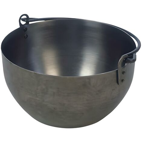 Chaudron marmite de cuisson en Acier Inoxydable coloris Gris - 36 x 18 cm
